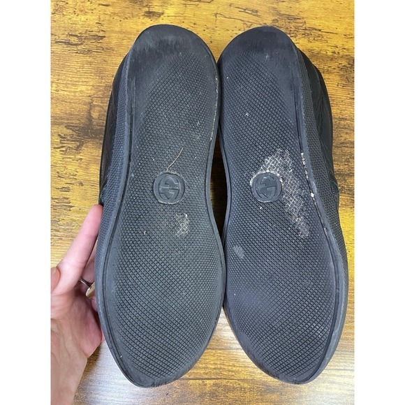 Gucci Men's GG Supreme Slip-On Shoes – Used,‎ Visible Wear 6.5 - Picture 8 of 14